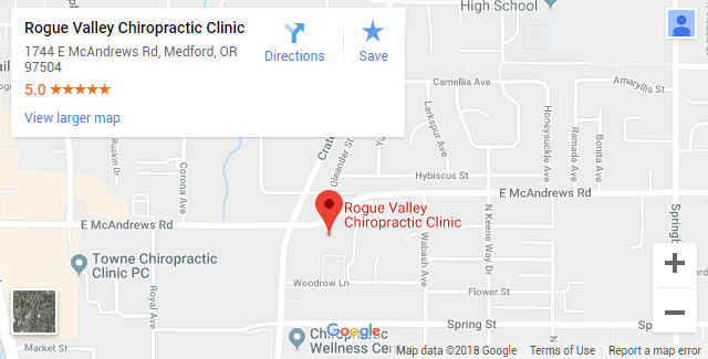 Chiropractic Medford OR Map